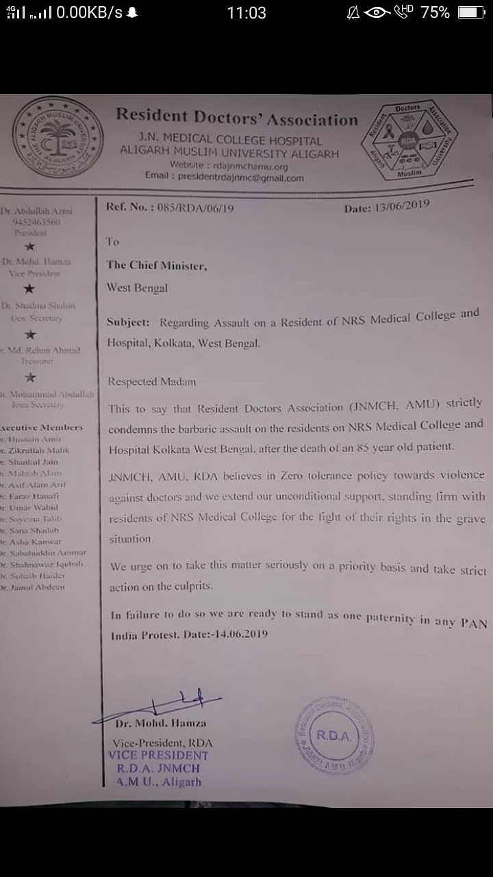 Doctors across India join protest against violence; IMA calls for nationwide strike on June 17