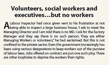 Even the Government contriving to deprive workers of their legal rights, says CITU president -Part 1