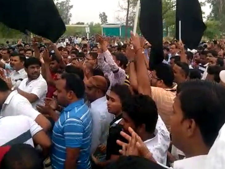 The protests at the Rae Bareli coach factory