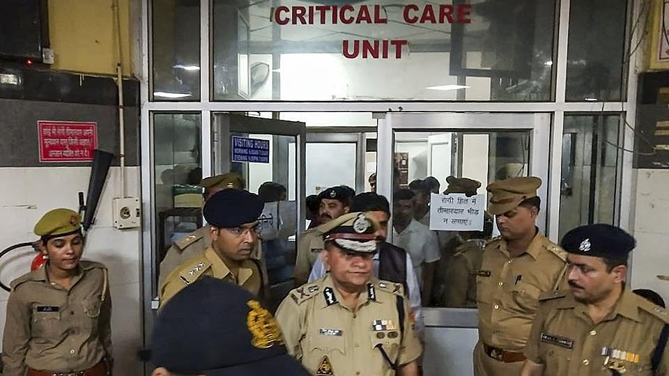 The rape survivor is battling for life at a hospital.