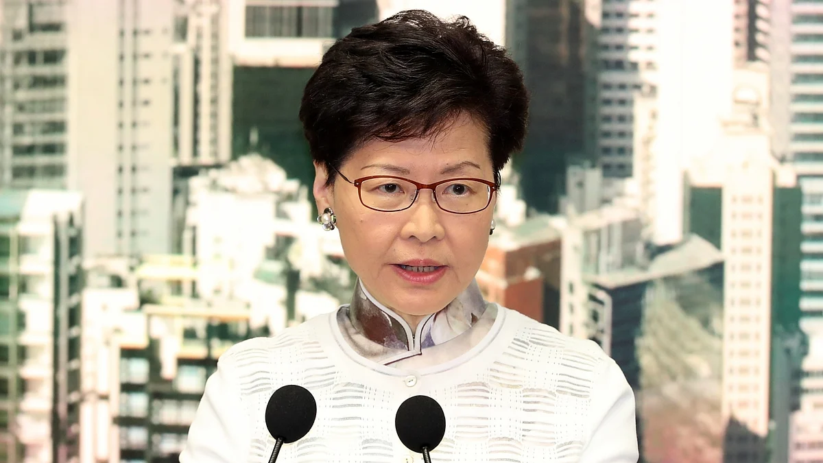 Hong Kong Special Administrative Region (HKSAR) Chief Executive Carrie Lam (IANS)