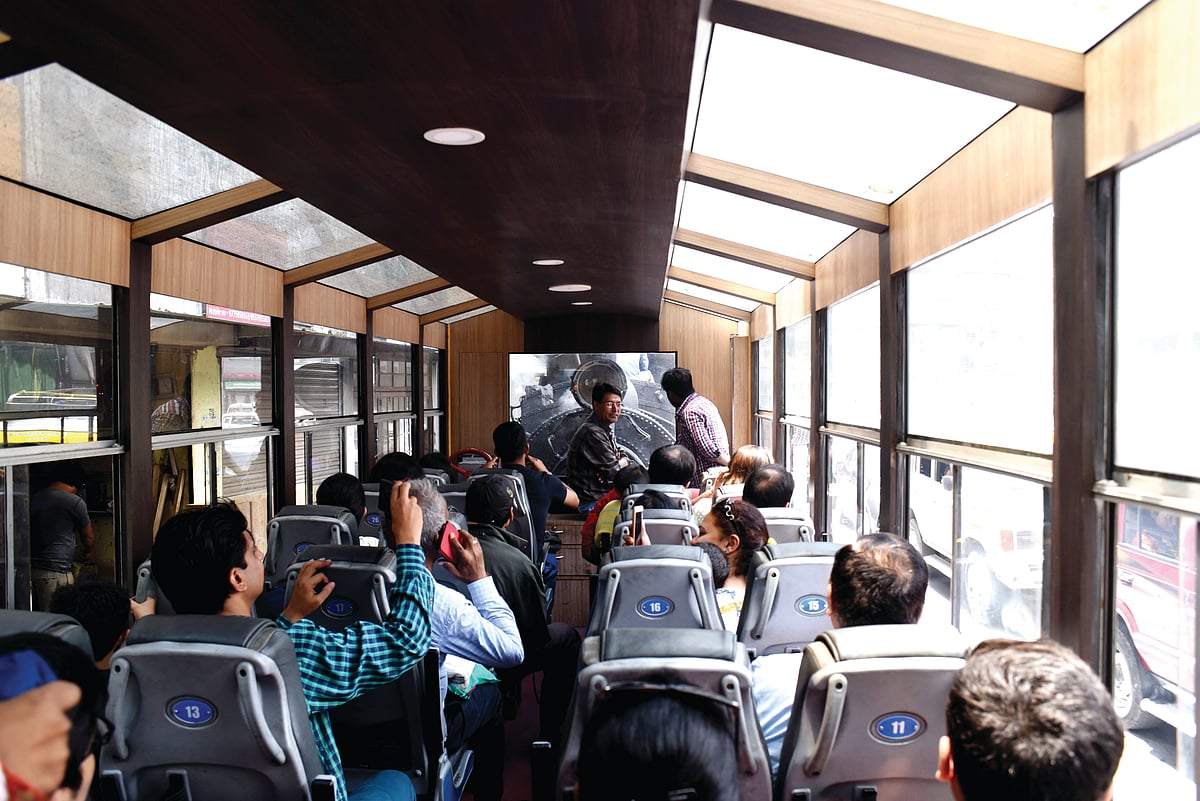 Inside the train. (Credit: Sohail Akbar)