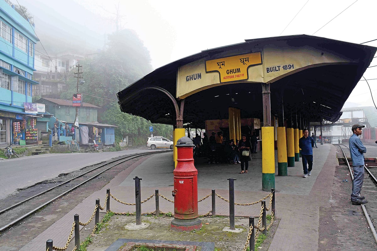Ghum, the highest railway station in India. (Credit: Sohail Akbar)