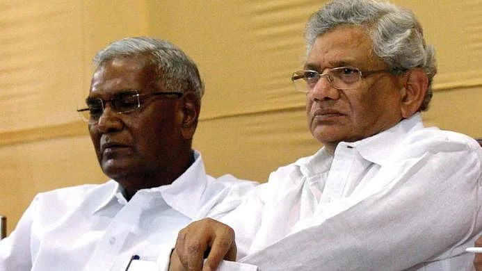 Sitaram Yechury and D Raja detained at Srinagar airport
