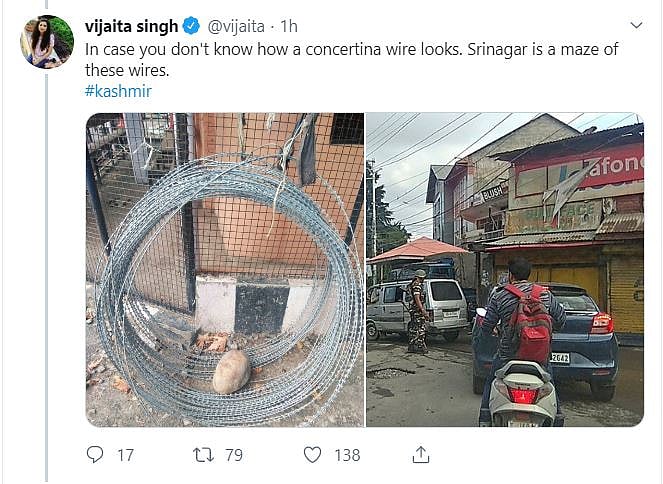 Voices from Kashmir start emerging on social media and reflect they are not as happy as they are portrayed