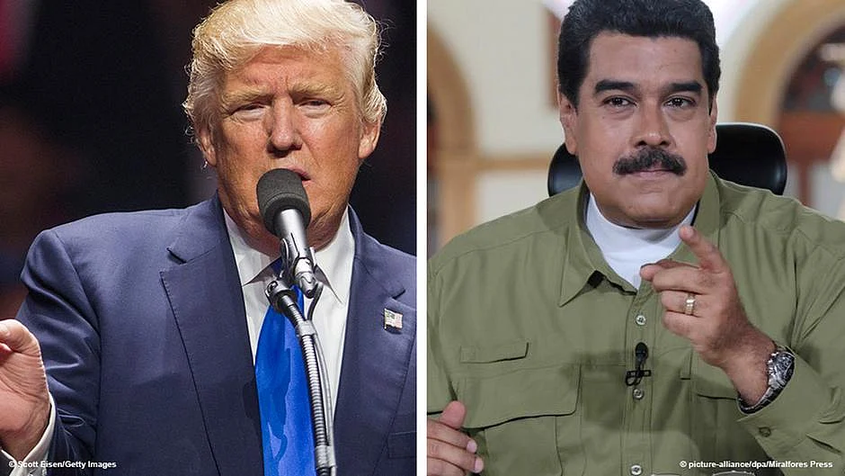 Donald Trump and Nicolás Maduro