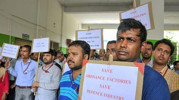 Ordnance factory workers call off strike after govt assurance