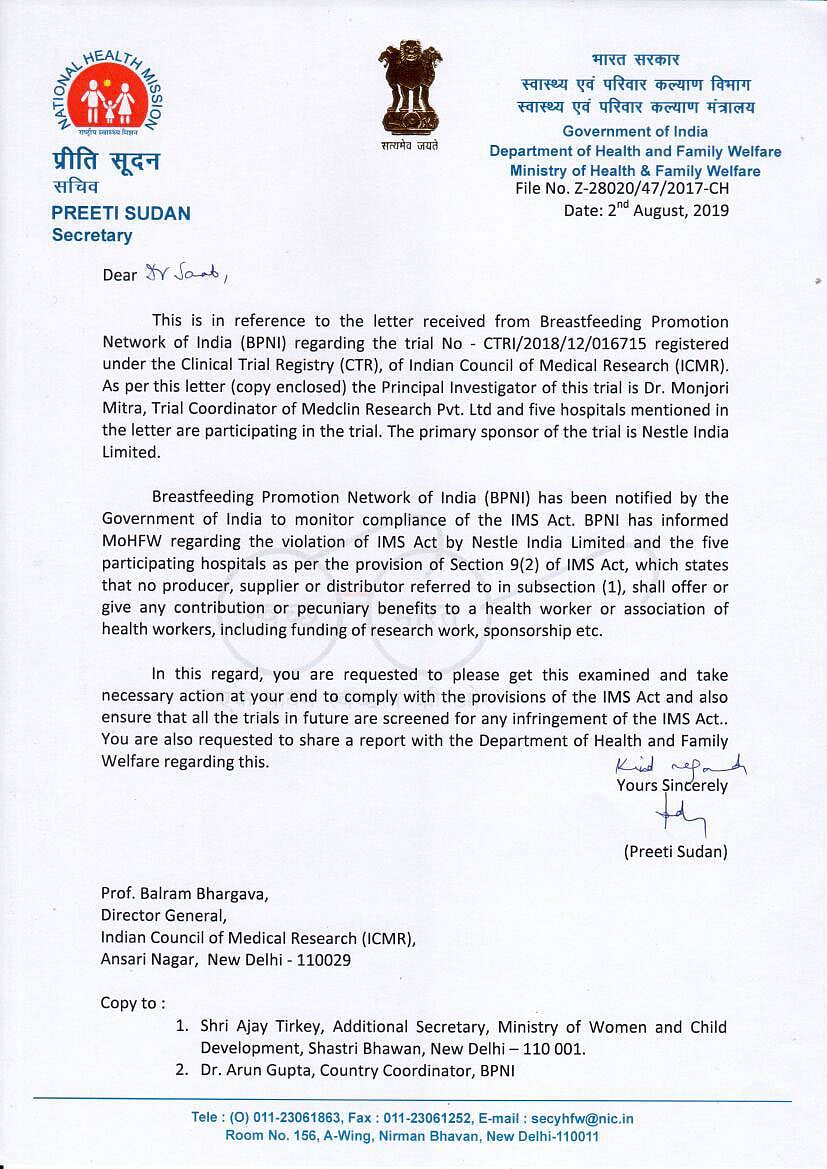 Nestle violates law in India, conducts clinical trials on premature infants for baby food