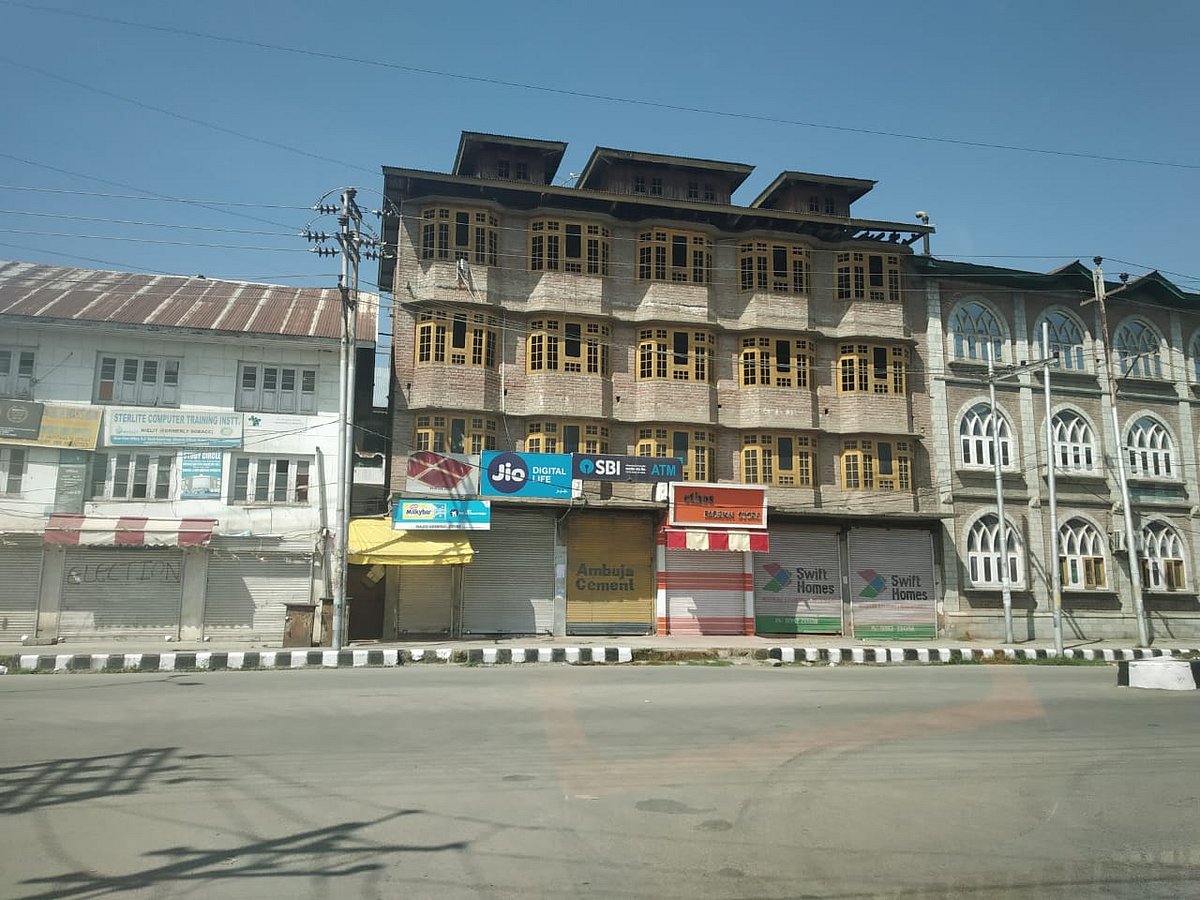 All shops have remained shut even though the curfew was relaxed by the government