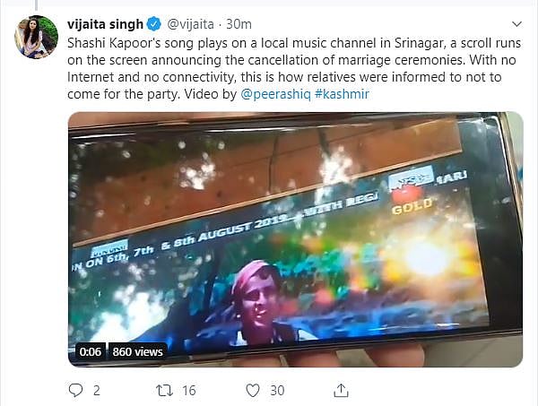 Voices from Kashmir start emerging on social media and reflect they are not as happy as they are portrayed