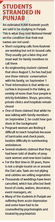  Punjab traders and Kashmiri students stranded in the state question normalcy claims by Govt in J & K