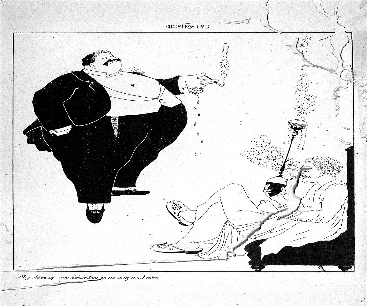 Cartoon by Gaganendranath Tagore