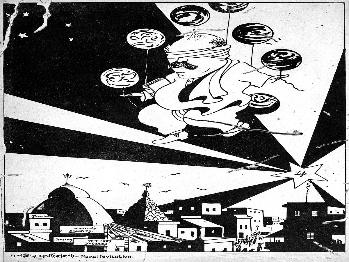 Cartoon by Gaganendranath Tagore