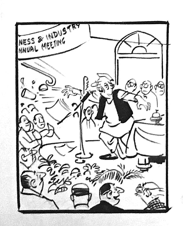 Cartoon by RK Laxman
