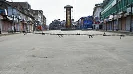 A view of the Lal Chowk in Srinagar (PTI photo)