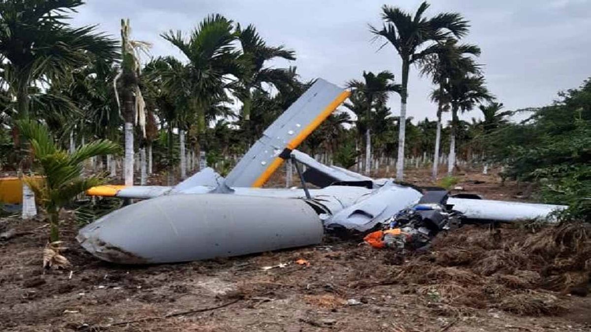 DRDO UAV crashes in farmland in Karnataka, none injured