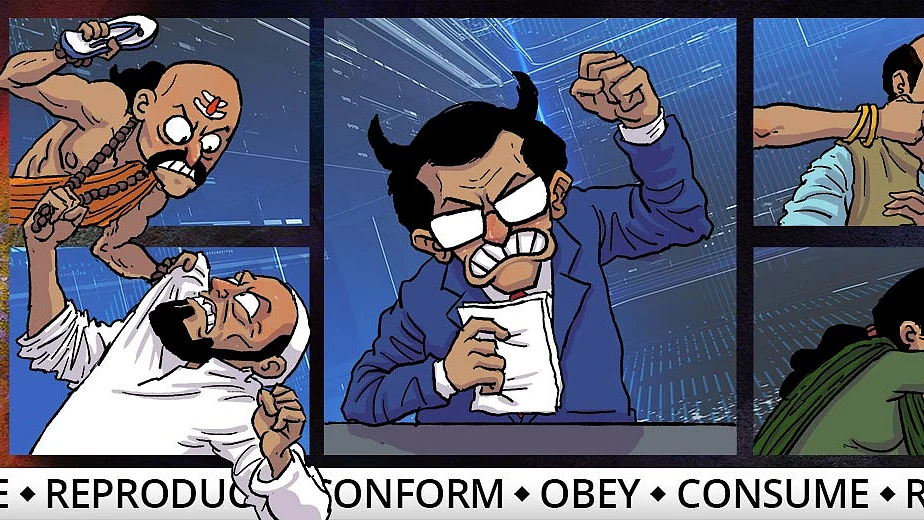 14 debates on Mandir, 66 attacking opposition but none on the economy