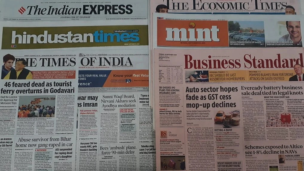 Front Pages This Morning - October 22, 2019