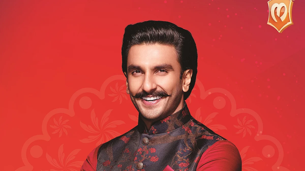 Ranveer Singh as Manyavar brand ambassador (Photo courtesy: social media)