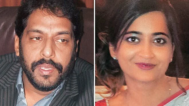 Gopal Kanda and Geetika Sharma (Photo courtesy: social media)