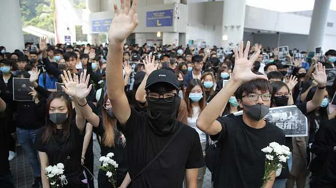 The Hong Kong protesters 