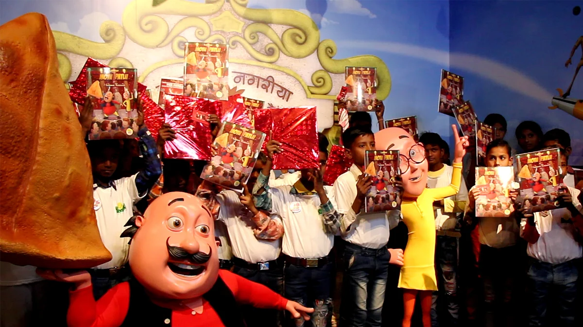 Motu Patlu’s comic book series titled ‘Motu Patlu in Madame Tussauds’ launched at Madame Tussauds in Delhi