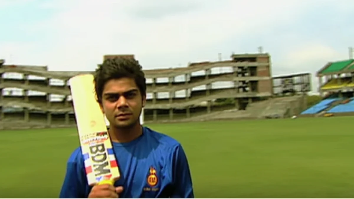 Virat Kohli in his teenage 
