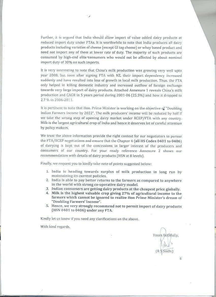 RCEP: Amul warns Modi govt, letter to Piyush Goyal likely to fall on deaf ears