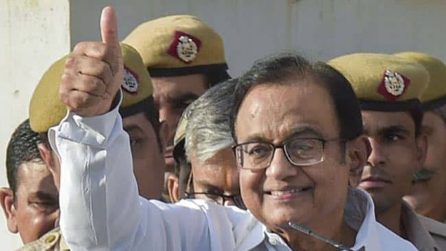 Senior Congress leader P Chidambaram