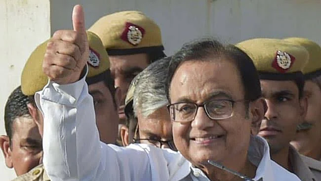 Senior Congress leader P Chidambaram