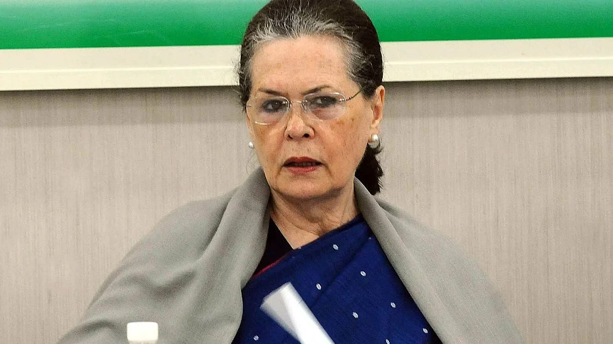 Congress president Sonia Gandhi