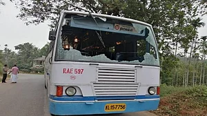 KSRTC buses stoned, roads blocked during hartal against CAA in Kerala
