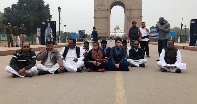 Citizenship Act Protests LIVE: Priyanka Gandhi stages protest against police violence in Jamia at India Gate