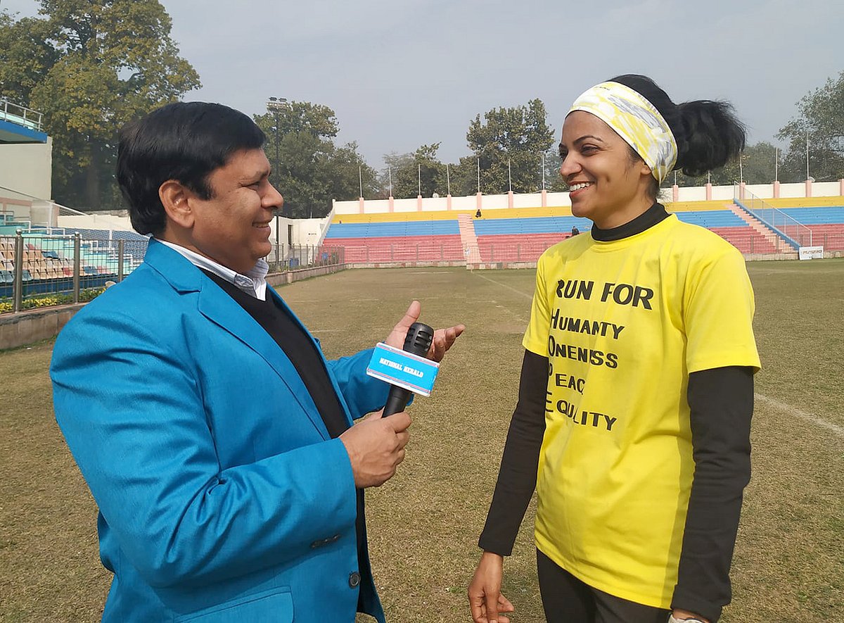 Sufiya achieves Guinness world record in long run