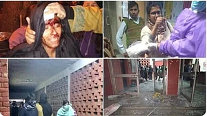 Delhi police allow ‘nationalist mob’ to attack JNU, vandalise hostels