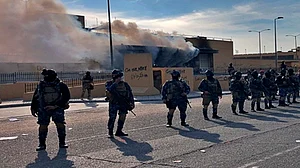 Missiles strike near US Embassy in Baghdad, rockets hit air base hosting US troops