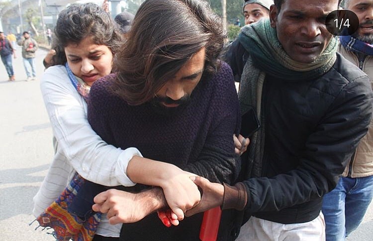 WATCH: Man fires at protesters in Jamia area of Delhi,  shouts ‘who wants Azadi’, one injured