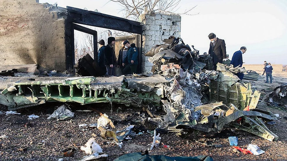 Ukrainian plane crash (Photo Courtesy: Twitter) 
