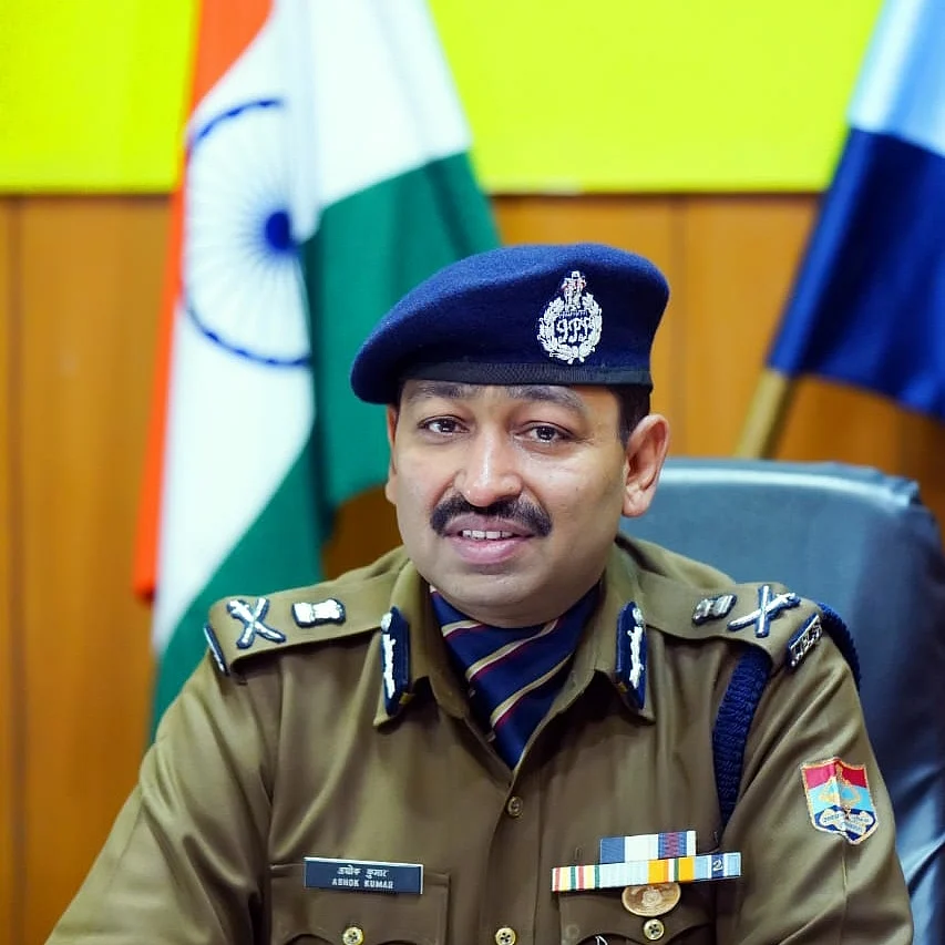 Uttarakhand Director General of Police (Law and Order) Ashok Kumar (Photo courtesy: IANS)