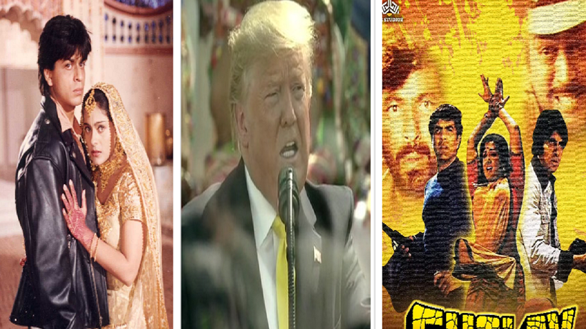 After ‘Baahubali’ tweet, Trump celebrates ‘genius’ of Bollywood, remembers ‘DDLJ’ and ‘Sholay’
