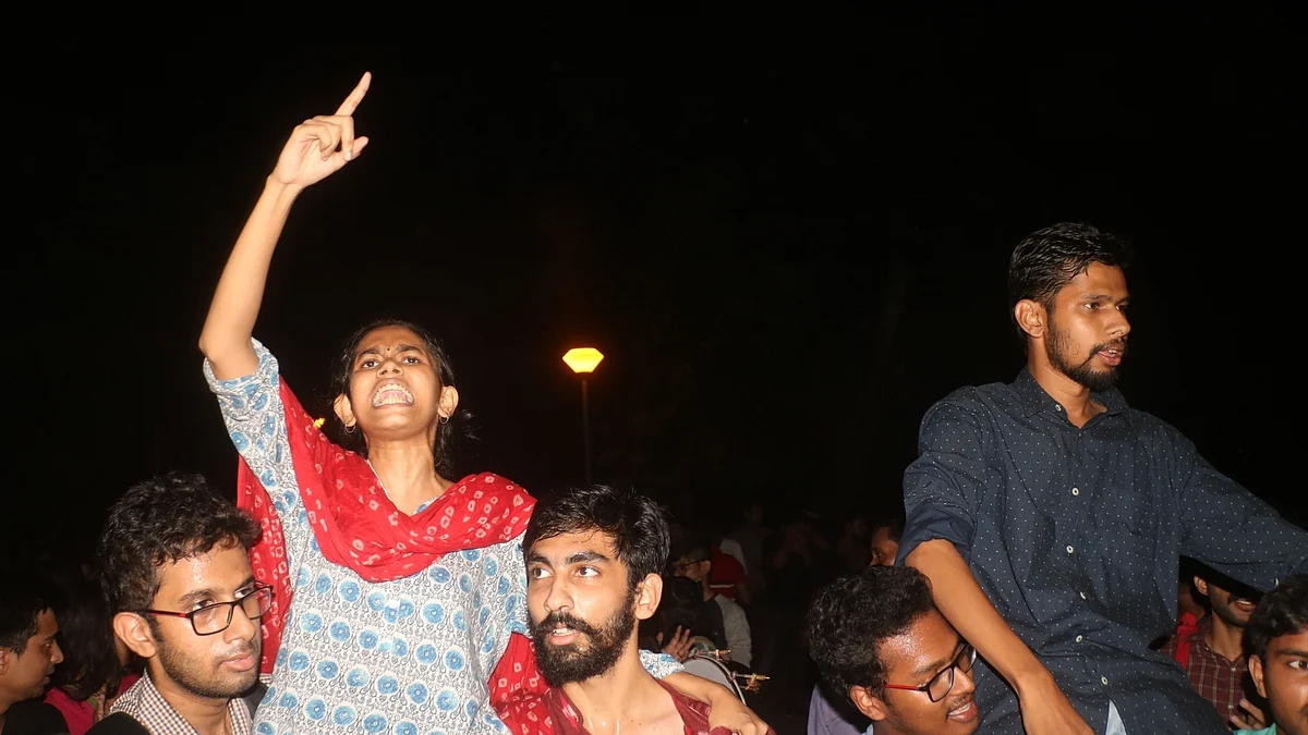 JNUSU leaders Aishe Ghosh and Saket Moon (File photo-IANS)