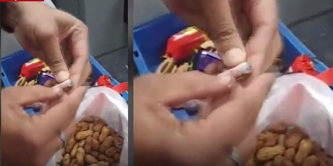 WATCH: CISF seizes ₹45 lakh in foreign currency from meatballs, peanuts at IGI