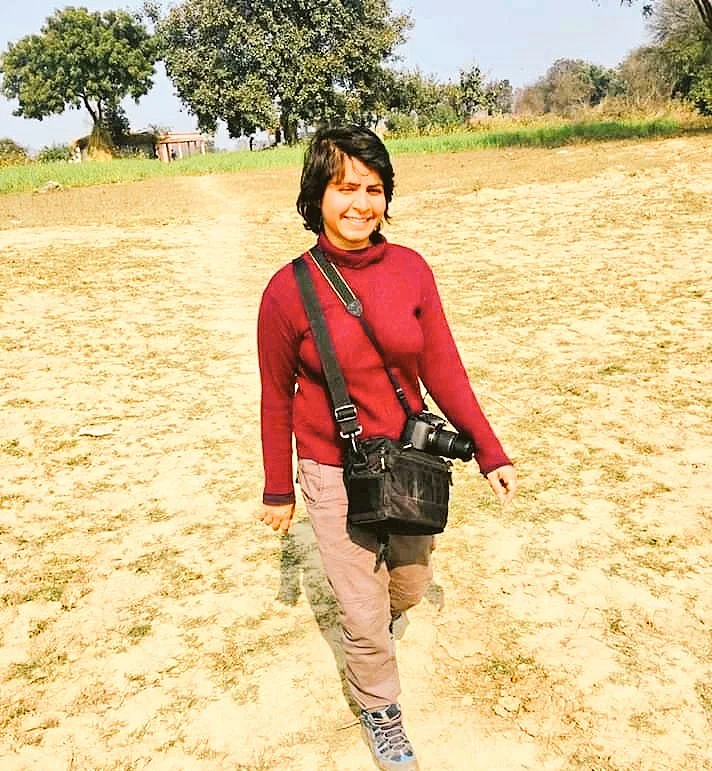 Journalist Pradeepika Saraswat, who is part of the group of protestors