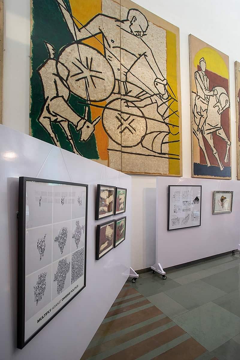 SAHMAT Art Exhibition portrays resistance to the assault on Constitution 