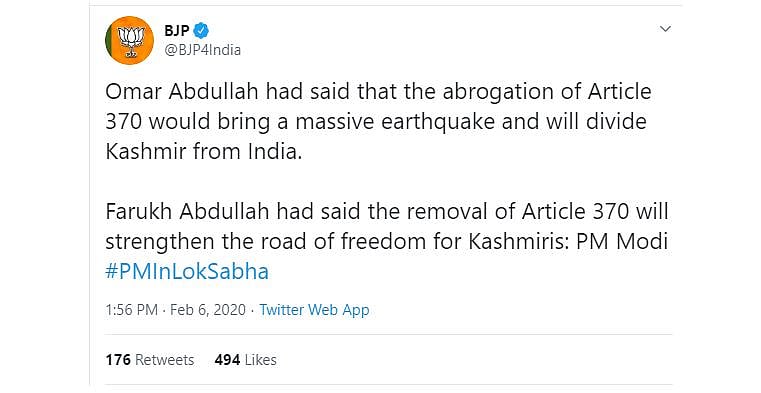 Fact-check: PM Modi quotes satire from ‘Faking News’ in Parliament to target former J&K CM Omar Abdullah  