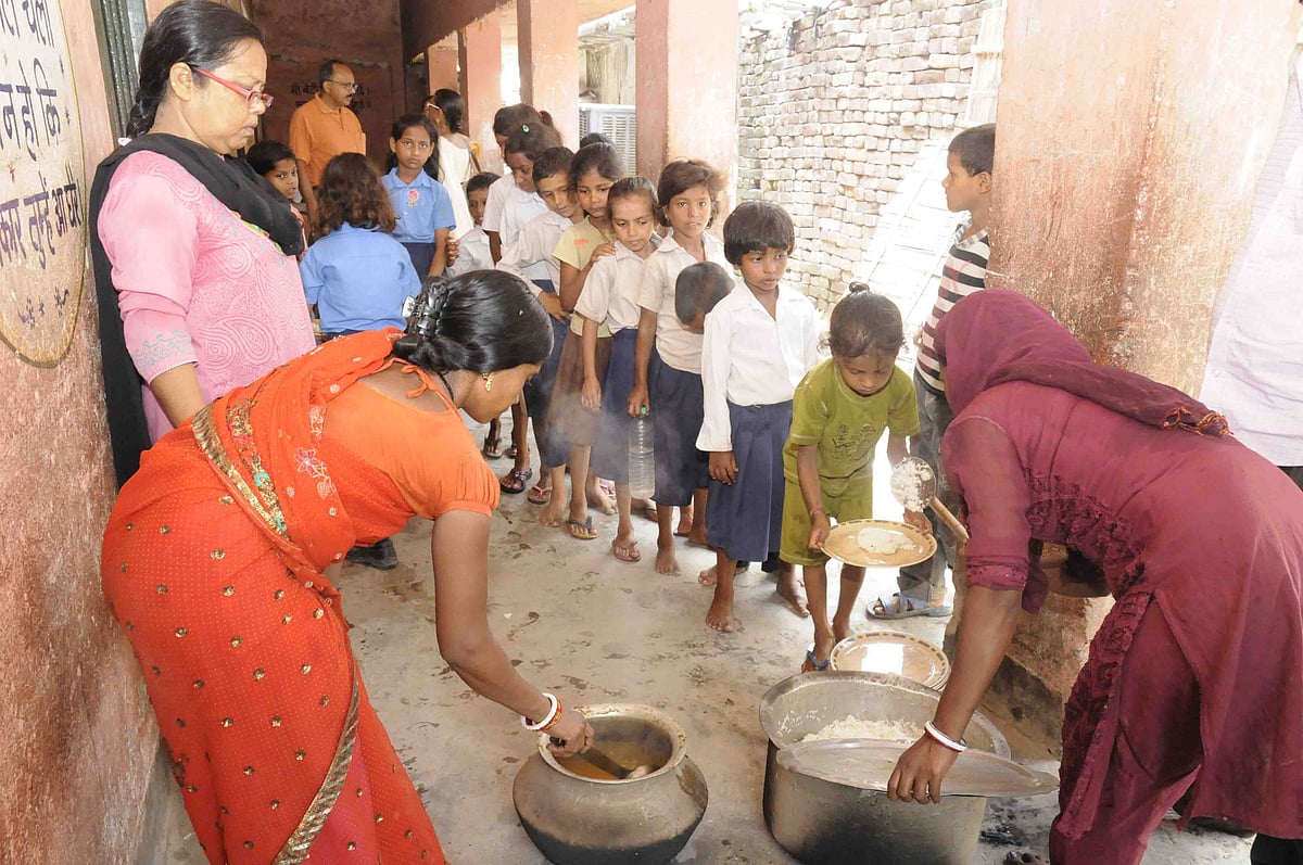 UP school head suspended for asking students to ferry food grains  