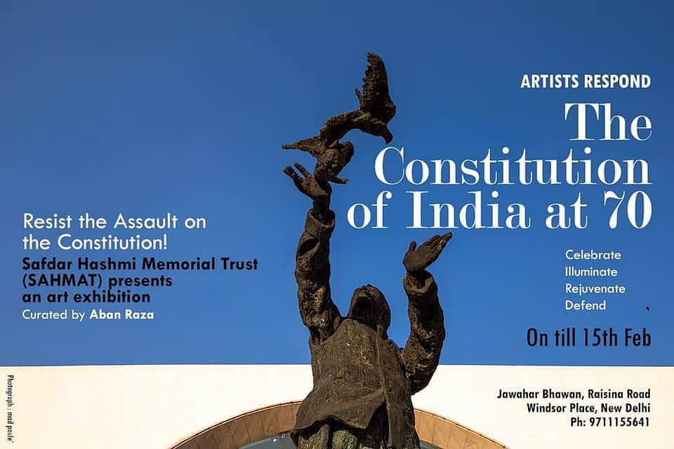 SAHMAT Art Exhibition portrays resistance to the assault on Constitution 