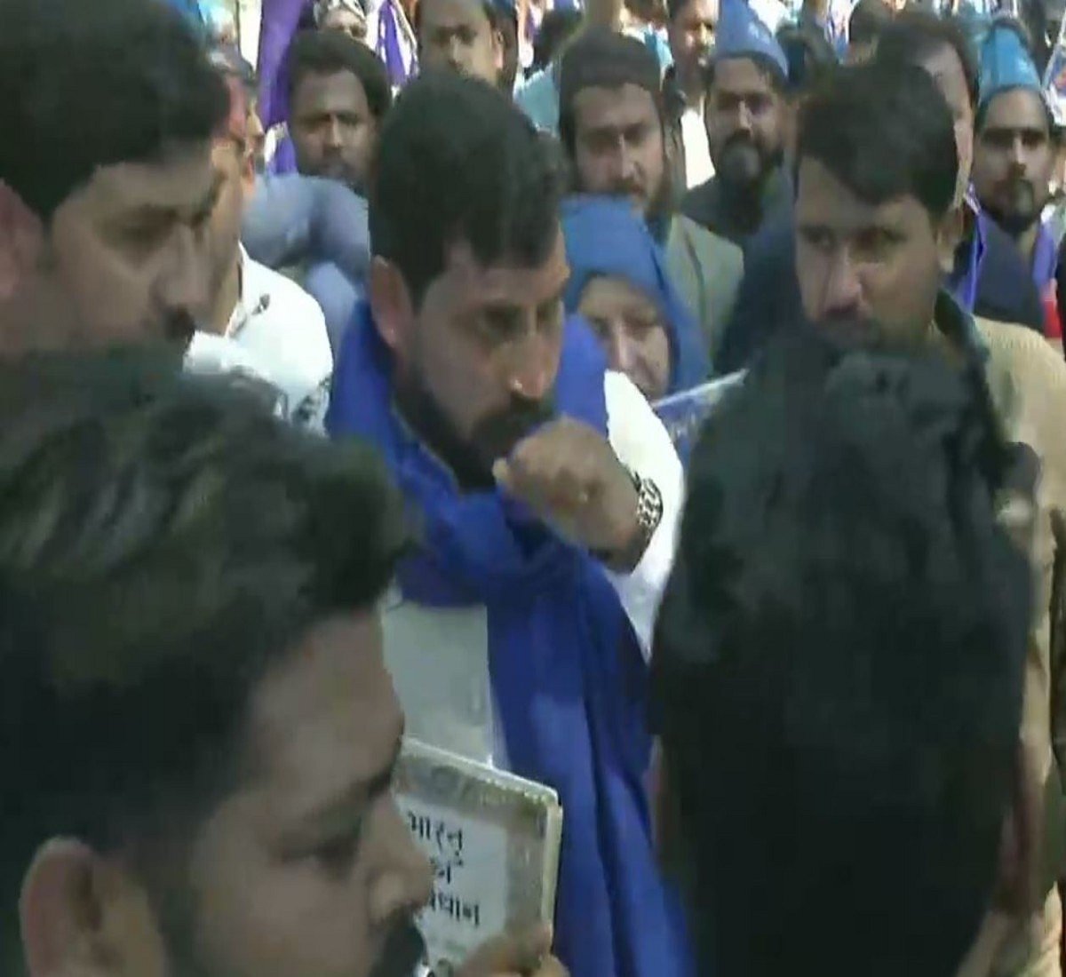 Bhim Army takes out protest march against SC ruling on reservation in promotions