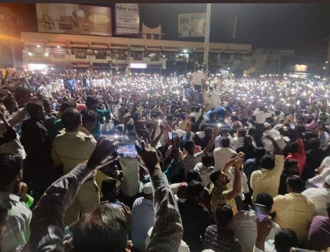 Chennai: Cops lathicharge protesters demonstrating against CAA, NRC in Washermanpet, several injured