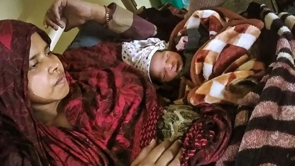Shabana Parveen with “miracle baby” (Photo courtesy- social media)